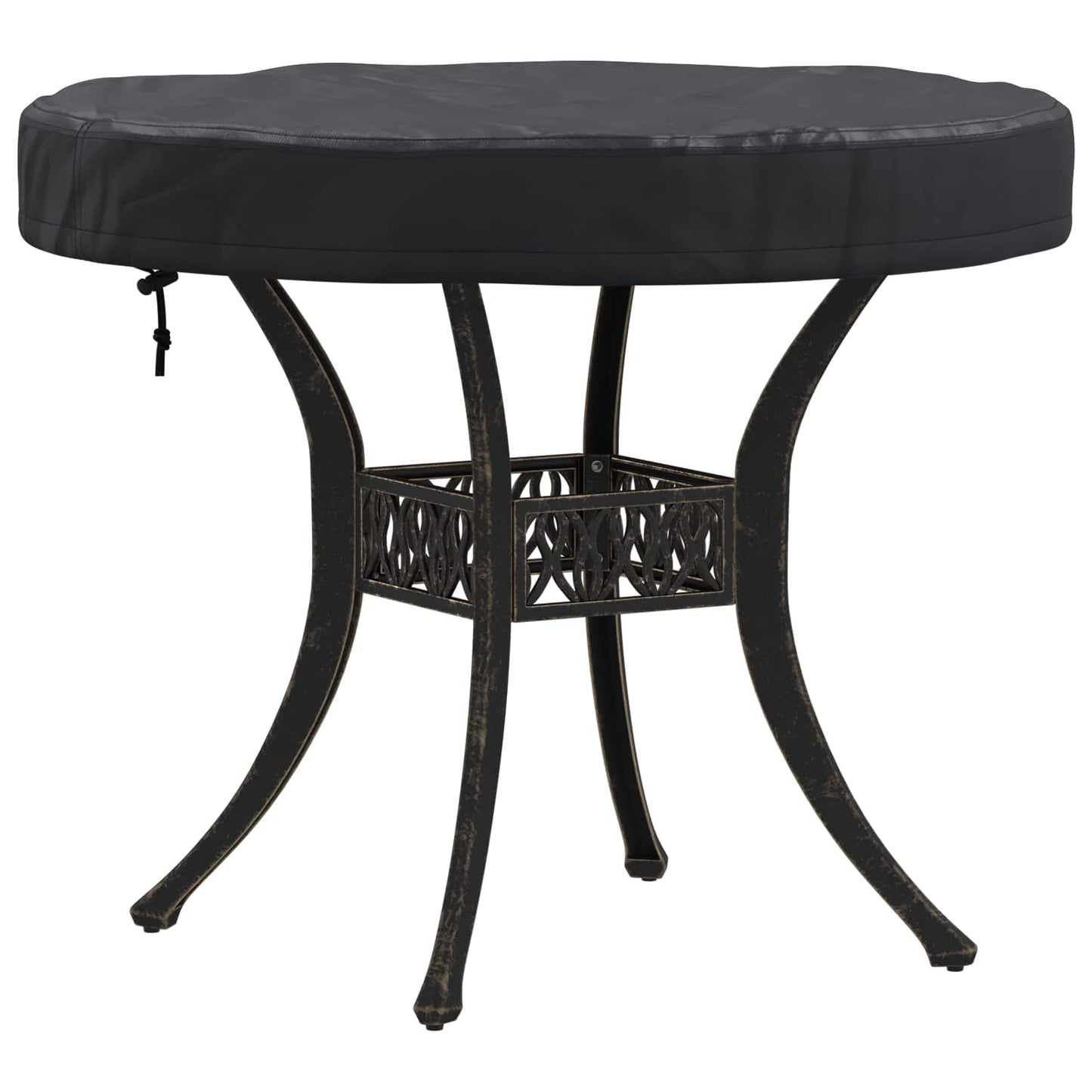 Udendørs Borddække Sort 82 x 82 x 10 cm 210D Oxford Stof