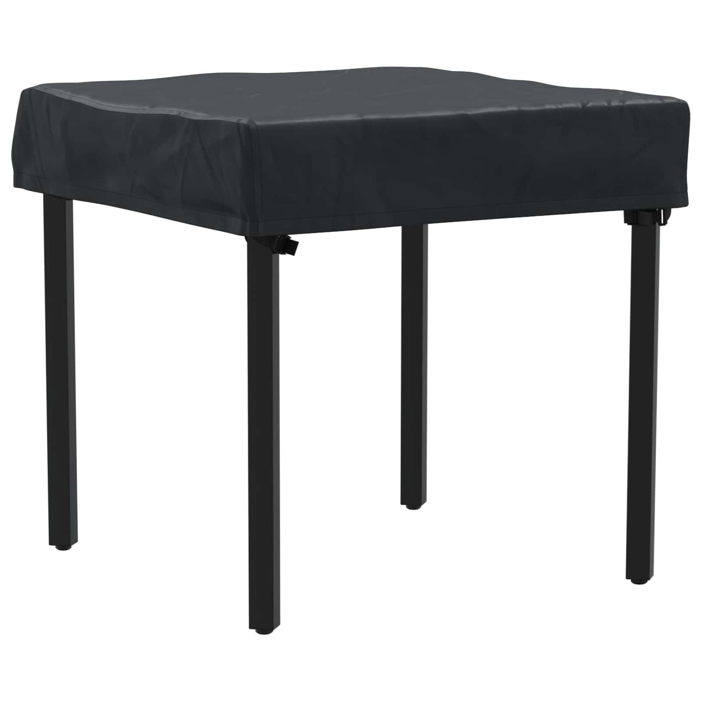 Borddække Ensfarvet Sort 82 x 82 x 15 cm Stof