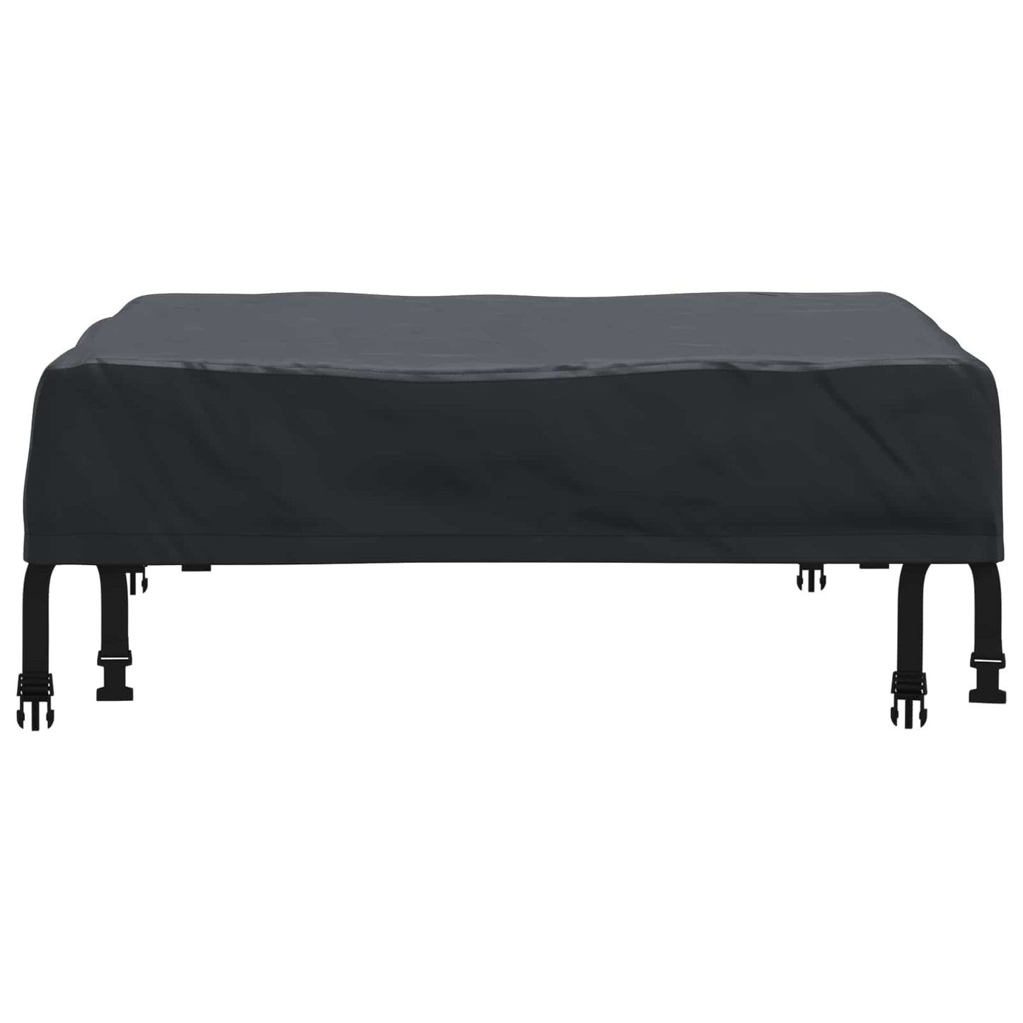 Borddække Ensfarvet Sort 82 x 82 x 15 cm Stof
