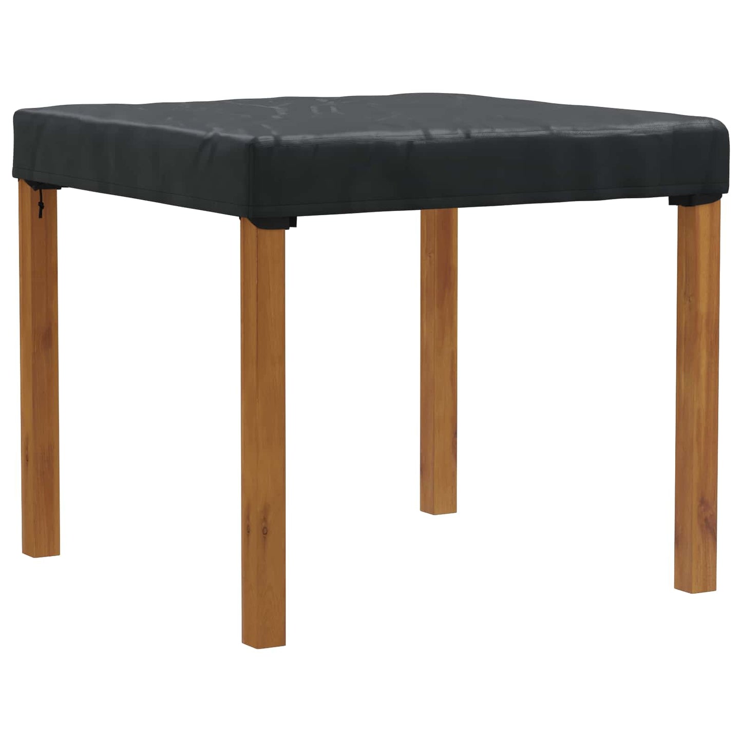 Borddække Ensfarvet Sort 102 x 102 x 15 cm Stof