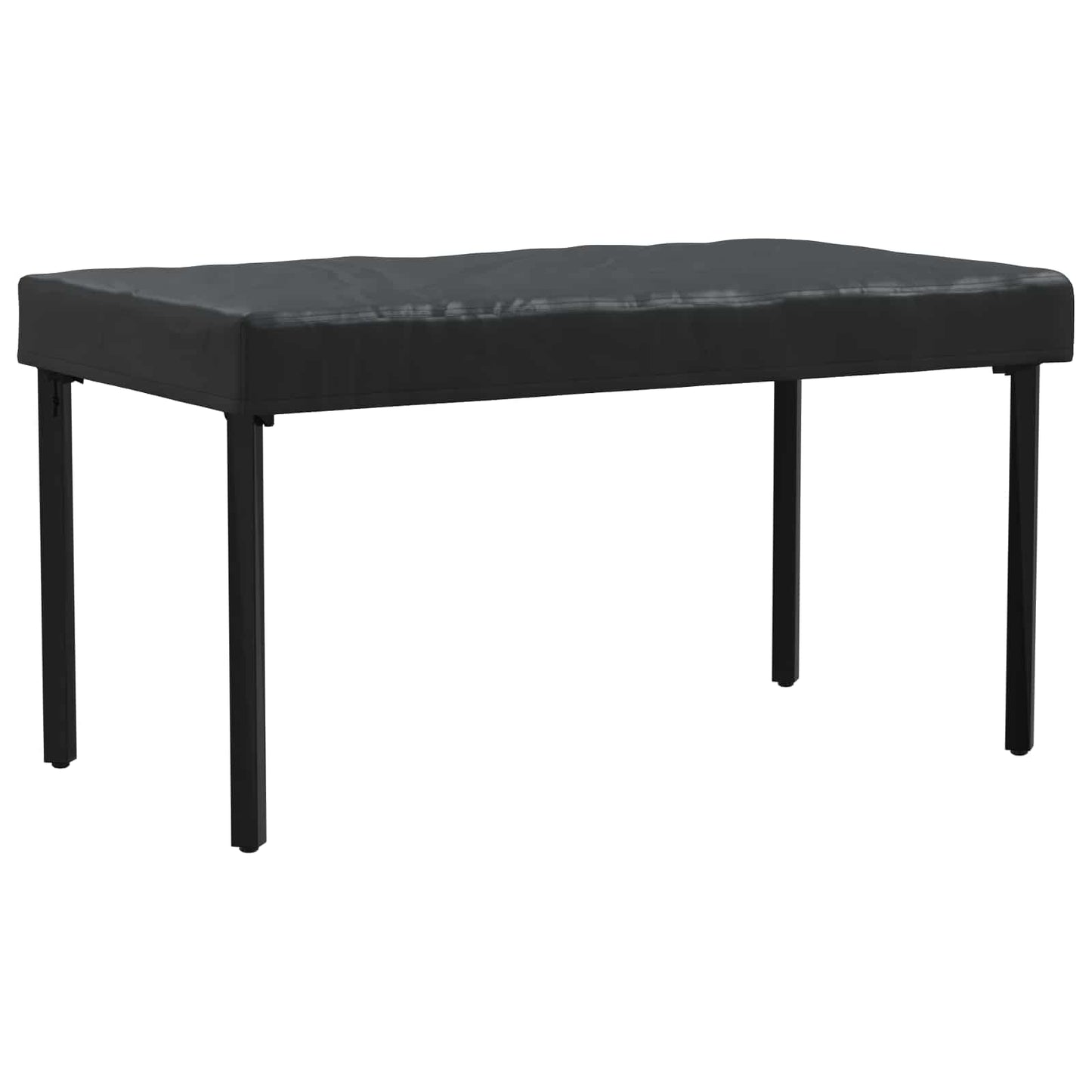 Borddække Ensfarvet Sort 142 x 82 x 15 cm Stof