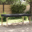 Borddække Ensfarvet Sort 202 x 92 x 15 cm Stof