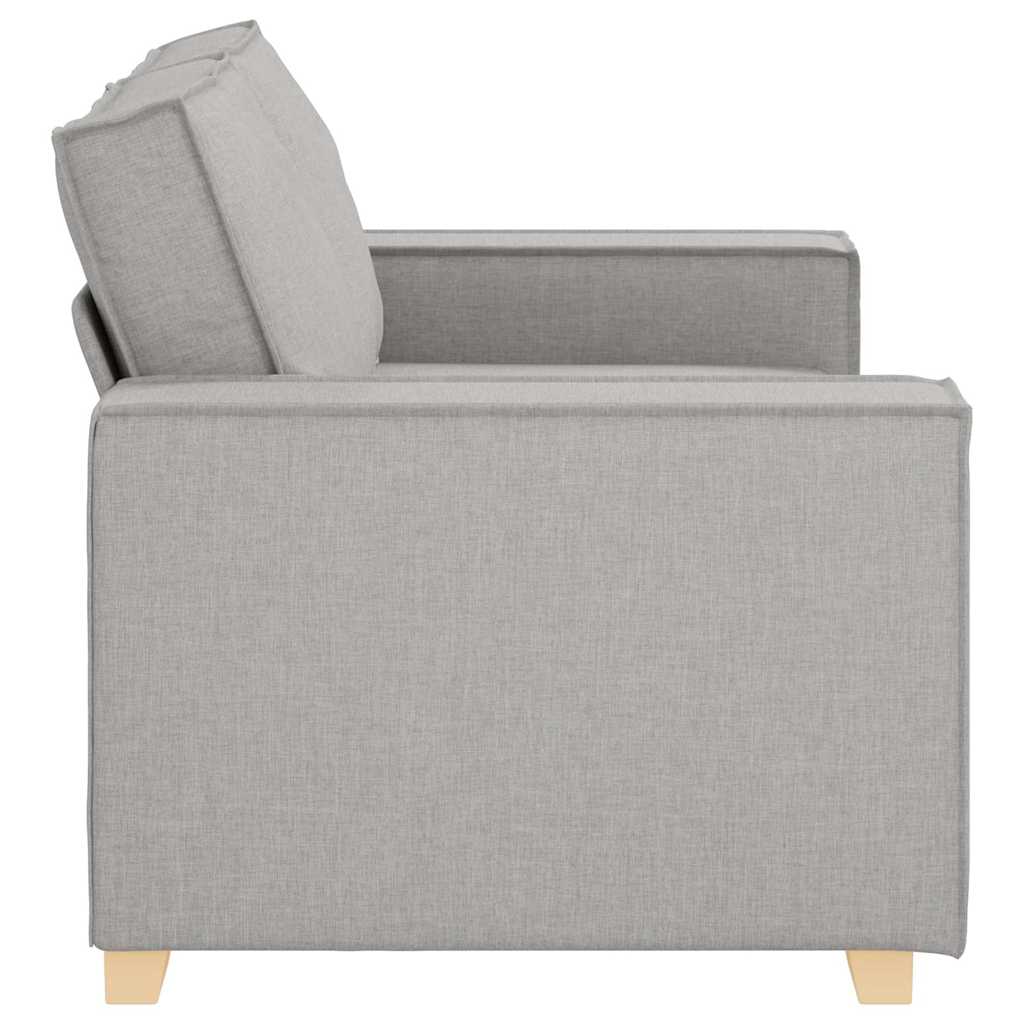 2-personers sofa skygrå 160x78x84 cm stof