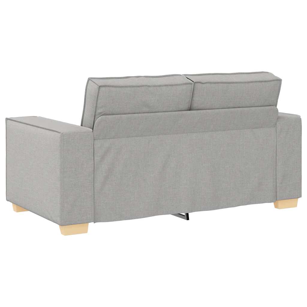 2-personers sofa skygrå 160x78x84 cm stof