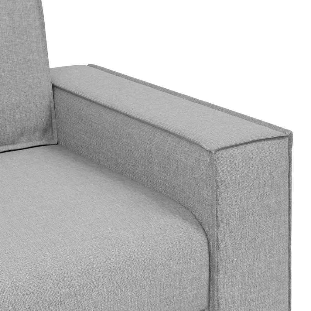 2-personers sofa skygrå 160x78x84 cm stof