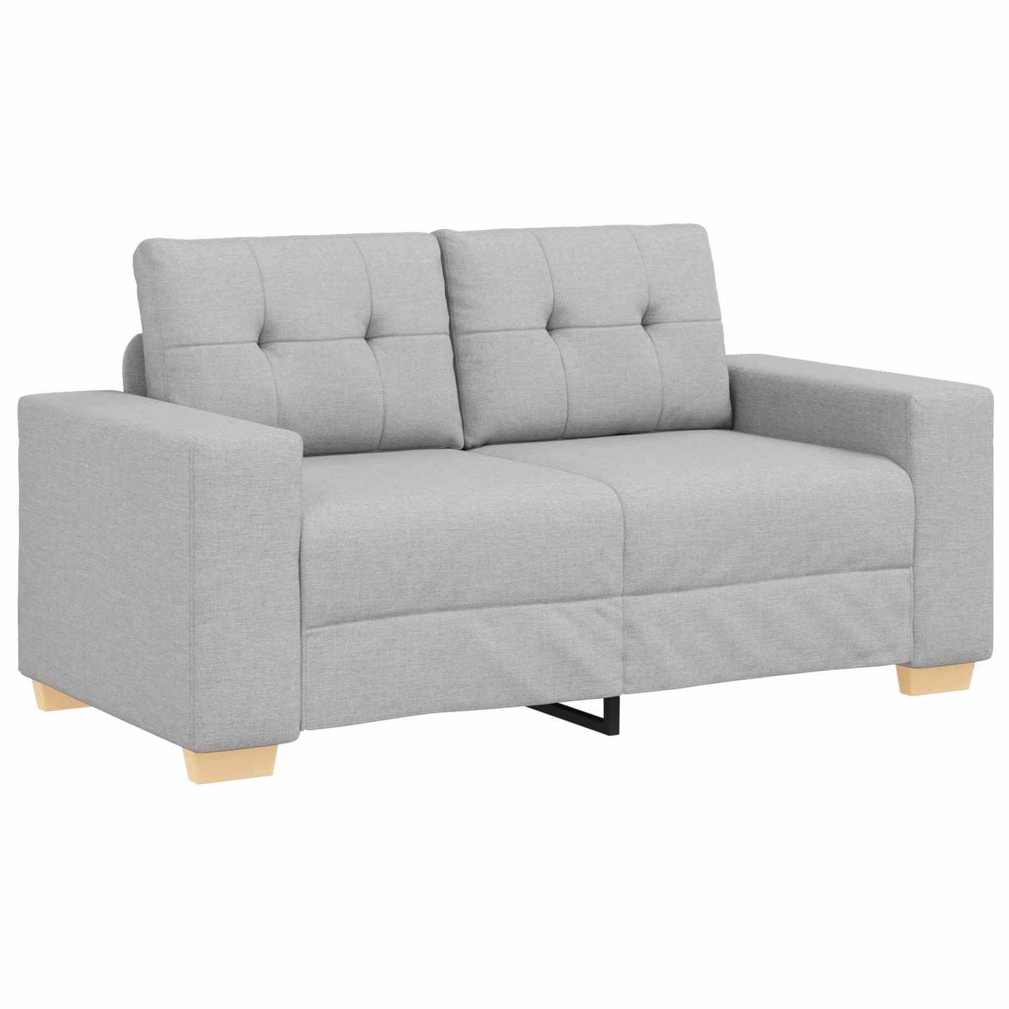 Tosæders sofa Skygrå 160 cm Stof