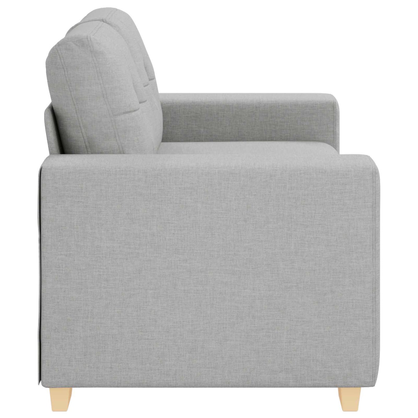 Tosæders sofa Skygrå 160 cm Stof