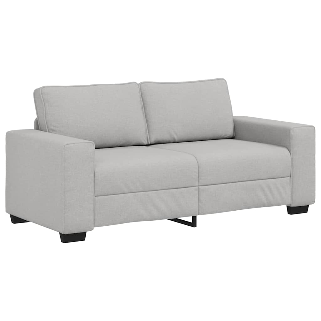 2-personers sofa 180x77x82 cm stof skygrå