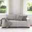 2-personers sofa 180x77x82 cm stof skygrå