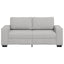 2-personers sofa 180x77x82 cm stof skygrå