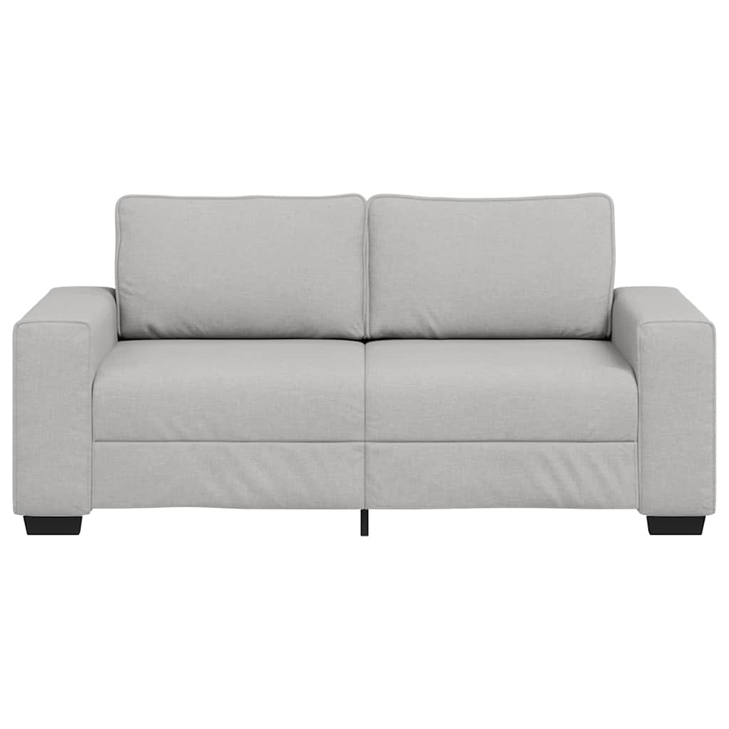 2-personers sofa 180x77x82 cm stof skygrå