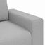 2-personers sofa 180x77x82 cm stof skygrå