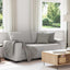 2-personers sofa 180x77x82 cm stof skygrå