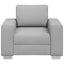 Sofa Stol Skygrå 100 cm Stof