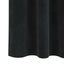 Mørklægningsgardiner 2 stk. Sort 140 x 140 cm Fløjl