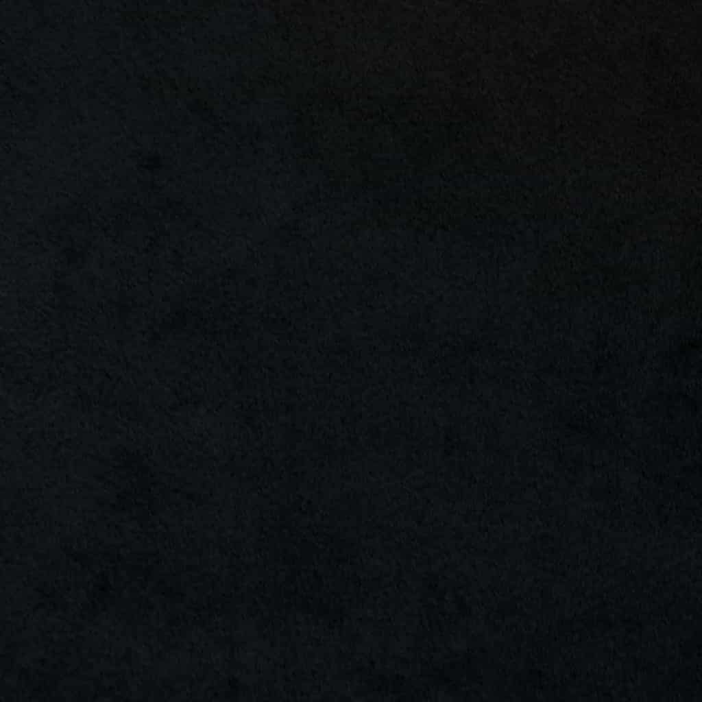 Mørklægningsgardiner 2 stk. Sort 140 x 140 cm Fløjl