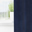 Gardiner 2 stk. Mørk blå 140 x 260 cm Fløjl