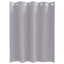 Mørklægningsgardiner med ringe 2 stk. Metal Grå 140 x 140 cm