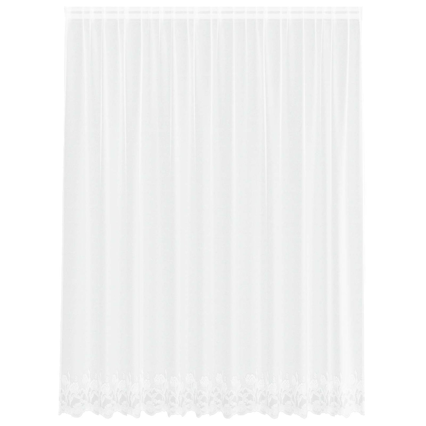 Lace Gardin Hvid 200 x 300 cm Polyester