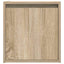 væghængte sengeborde 2 stk. 38x34x40 cm sonoma-eg