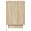 Sengeskab med LED-lys Sonoma Eg 38x34x50 cm
