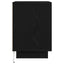 sengeskabe 2 stk. med LED-lys 38x34x50 cm sort