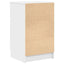 sengeborde 2 stk. 39x35x65 cm konstrueret træ hvid