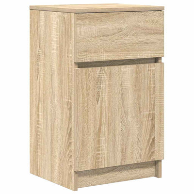 sengebord 39x35x65 cm konstrueret træ sonoma-eg