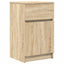 sengeborde 2 stk. 39x35x65 cm konstrueret træ sonoma-eg