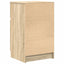 sengeborde 2 stk. 39x35x65 cm konstrueret træ sonoma-eg