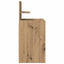 sengebord med 2 skuffer 38x34x80 cm kunsteg