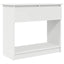 konsolbord med skuffer 85,5x38,5x74,5 cm hvid