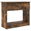 konsolbord med skuffer 85,5x38,5x74,5 cm røget egetræsfarve