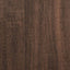 konsolbord med skuffer 85,5x38,5x74,5 cm brun egetræsfarve