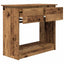 konsolbord med skuffer 85,5x38,5x74,5 cm gammelt træ-look