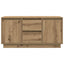 tv-bord med LED-lys 100x41x50 cm kunsteg