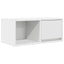 tv-borde 2 stk. 60x31x25,5 cm konstrueret træ hvid