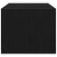 tv-bord 60x31x25,5 cm konstrueret træ sort egetræsfarve