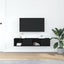 tv-borde 2 stk. 60x31x25,5 cm konstrueret træ sort egetræsfarve