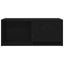 tv-borde 2 stk. 60x31x25,5 cm konstrueret træ sort egetræsfarve