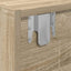 tv-bord 60x31x25,5 cm konstrueret træ sonoma-eg