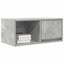 tv-bord 60x31x25,5 cm konstrueret træ betongrå