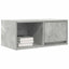 tv-borde 2 stk. 60x31x25,5 cm konstrueret træ betongrå