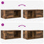 tv-skabe 2 stk. 60x31x25,5 cm konstrueret træ røget egetræ