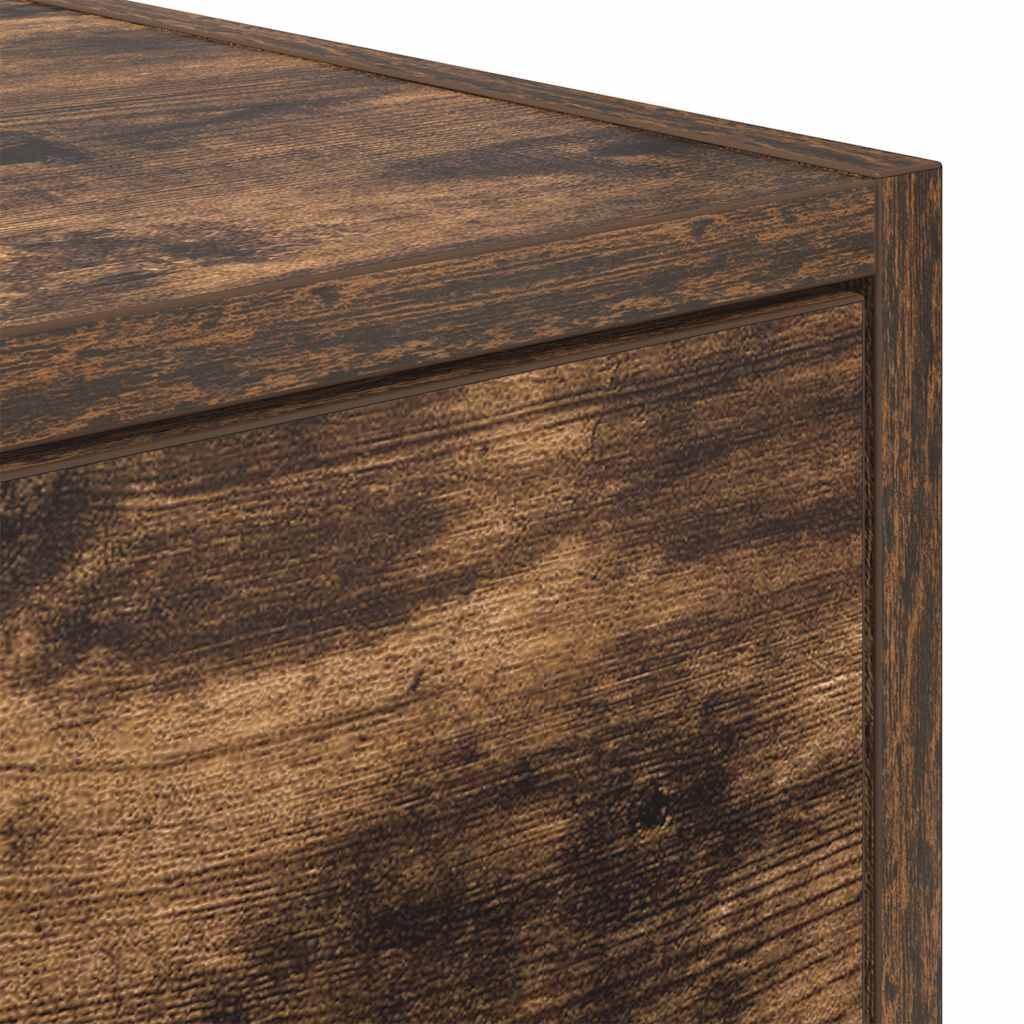 tv-skabe 2 stk. 60x31x25,5 cm konstrueret træ røget egetræ