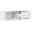tv-bord 80x31x25,5 cm konstrueret træ hvid