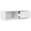 tv-borde 2 stk. 80x31x25,5 cm konstrueret træ hvid