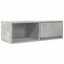 tv-borde 2 stk. 80x31x25,5 cm konstrueret træ betongrå