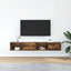 tv-skabe 2 stk. 80x31x25,5 cm konstrueret træ røget egetræ