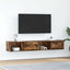 tv-skabe 2 stk. 80x31x25,5 cm konstrueret træ røget egetræ